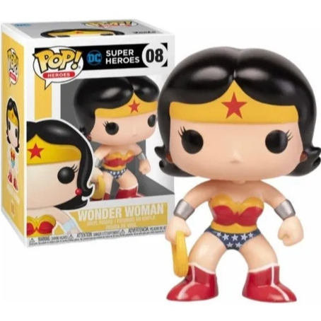 Funko Boneco Pop Heroes Universe Wonder Woman 08 Original Mulher Maravilha Envio Imediato