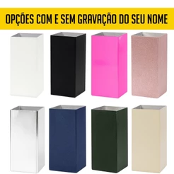 Copo Terere Tereré Quadrado 100% Inox Tereré 250ml Diversas Cores