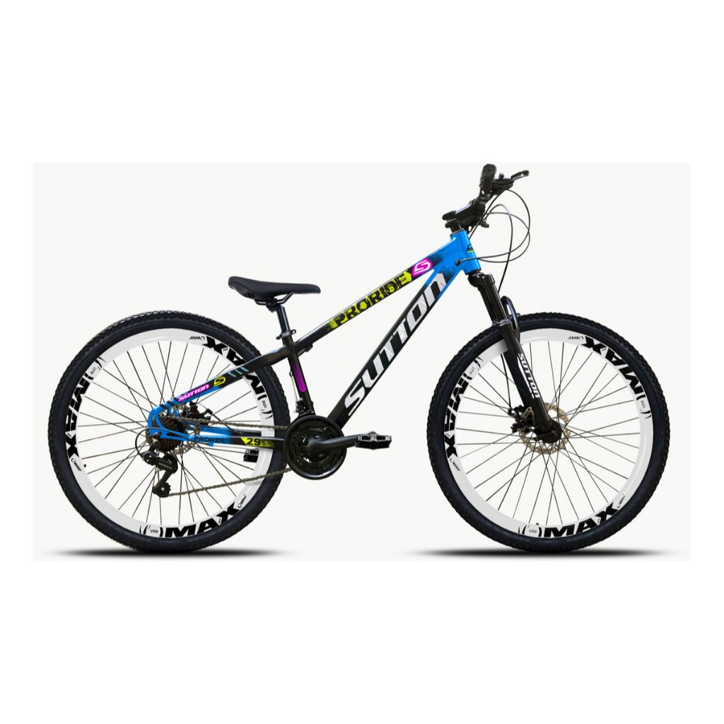 Imagem Bicicleta aro 29 Sutton Freeride Tuff do Grau Freio Hidráulico aros max Wheeling RL Câmbios Shimano
