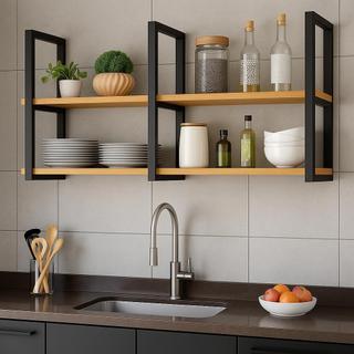 Prateleira Industrial Gourmet- Prateleira em Metalon