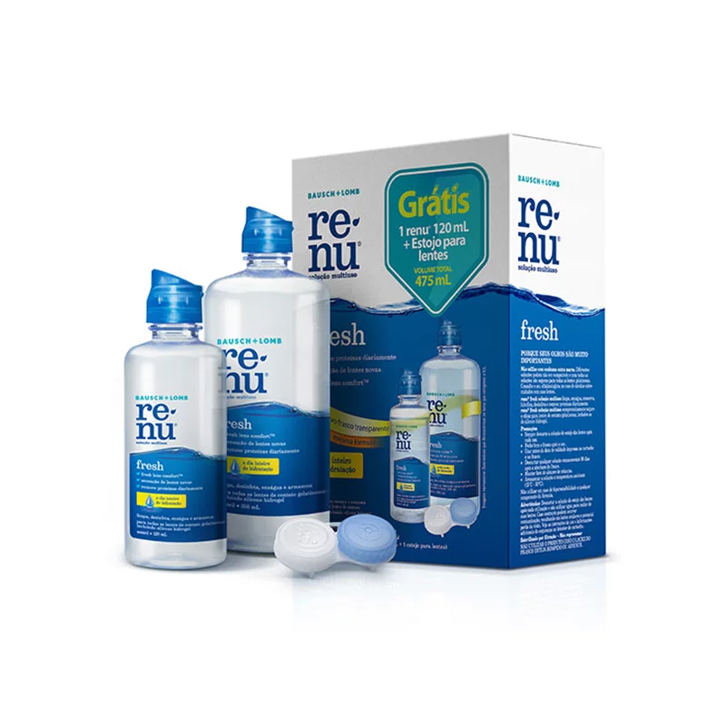 PACK RENU BAUSCH LOMB 355ML+120ML+ESTOJO DE LENTES