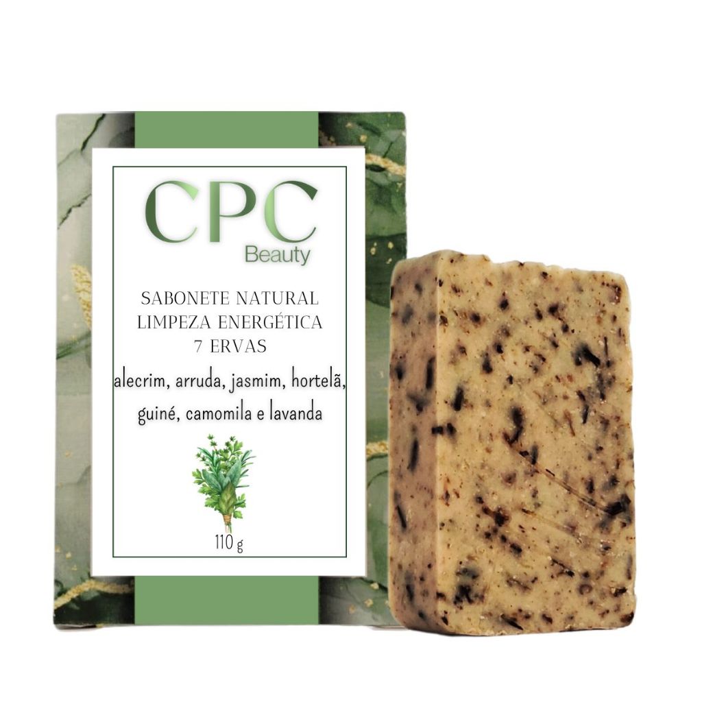 Sabonete Natural Limpeza Energética com 7 Ervas CPC Beauty em Oferta na Shopee