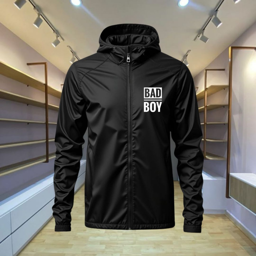 Jaqueta Masculina Blusa Corta Vento Motoqueiro Impermeável BAD BOY