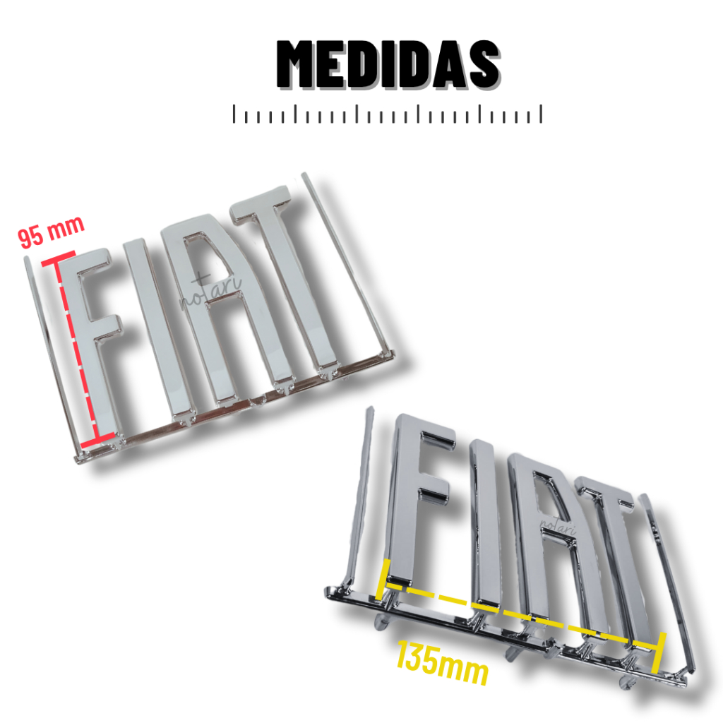 emblema fiat argo cromado letreiro e brinde 2020 2021 2022 — imagem 2 de 2