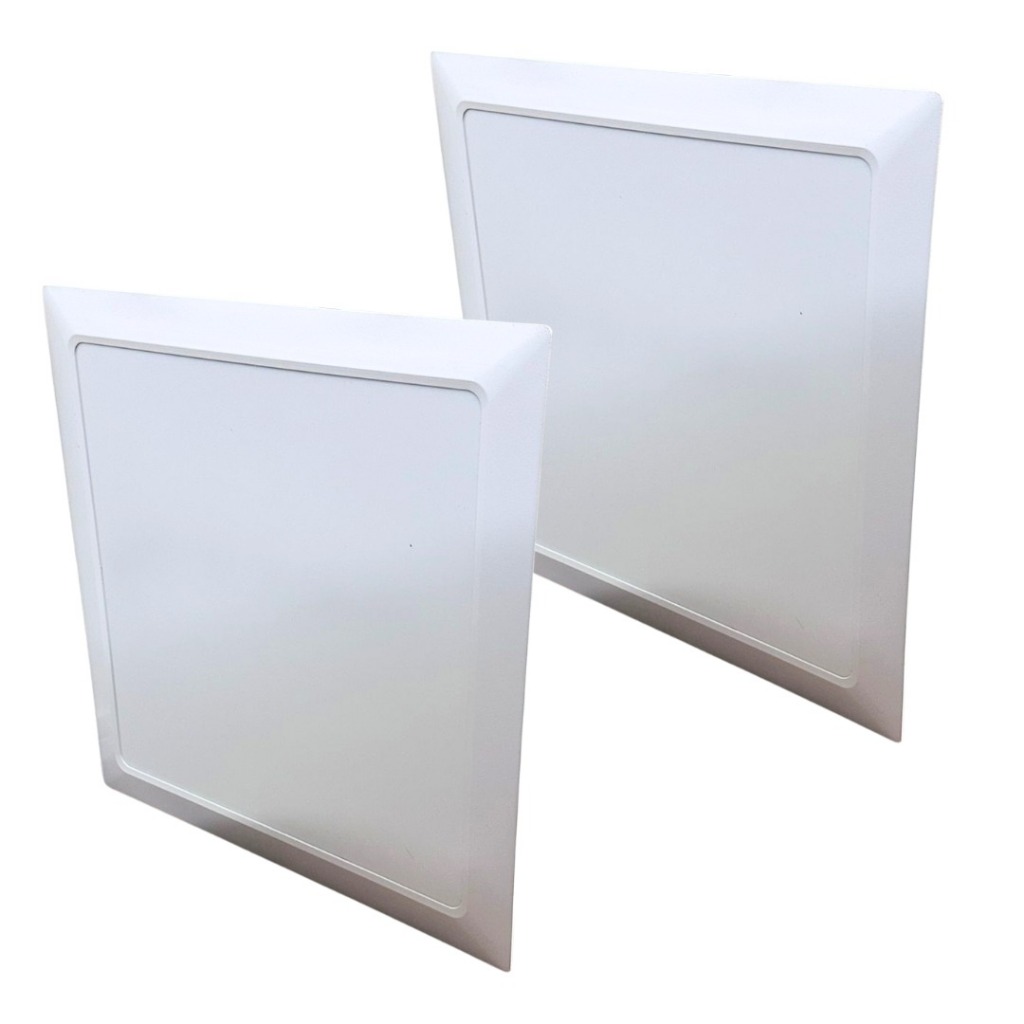 Kit 2 Painel Led 36w Embutir 40x40 Branco Frio 127/220v