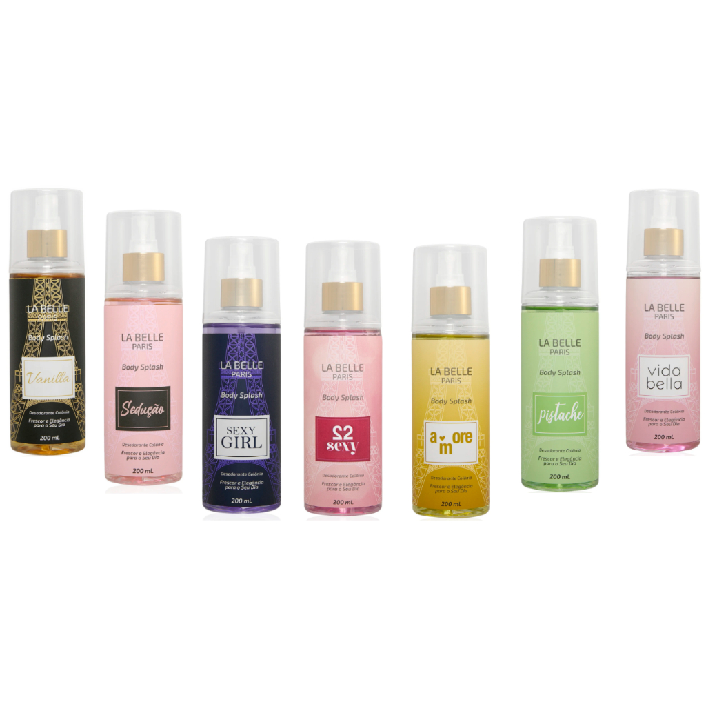 Body Splash La Belle Paris 200ml em Oferta na Shopee