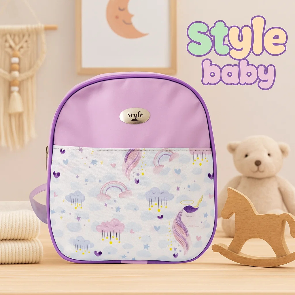 Mochila Ametista infantil - maternidade - passeio - frasqueira - fraldas em Oferta na Shopee