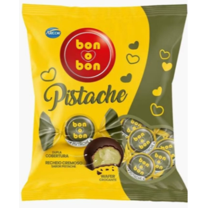 Lançamento BomBom Bonobon Sabor Pistache 750G - ARCOR em Oferta na Shopee