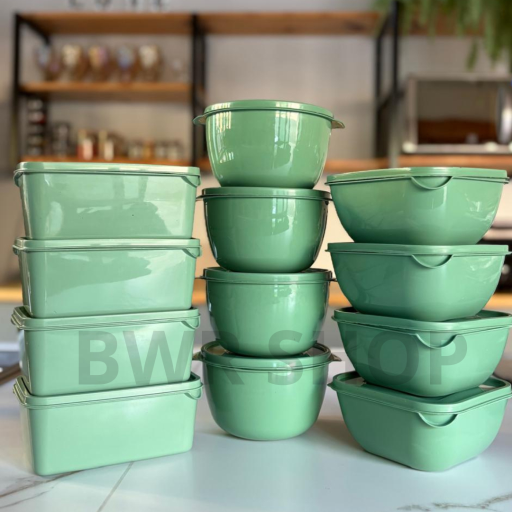 Kit 12 Potes Plásticos Formatos Variados 1 litro