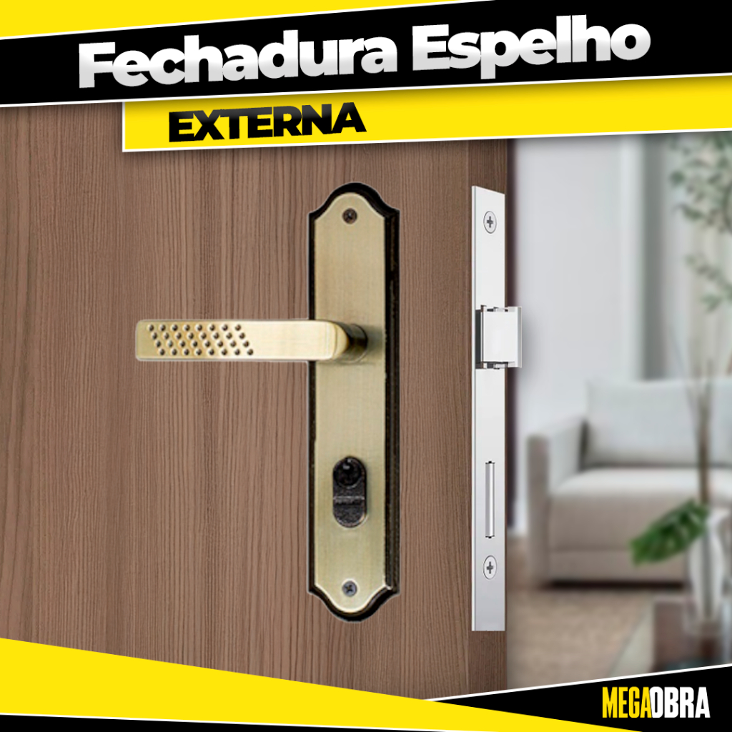 Fechadura Italy Class Oxidada Silvana - Externa Interna Banheiro em Oferta na Shopee