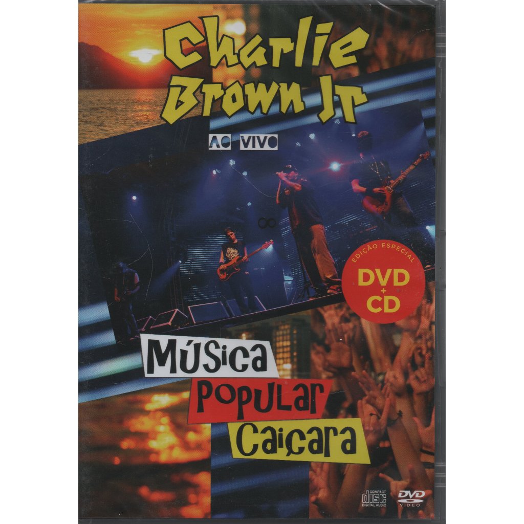 DVD + CD Charlie Brown JR - AO VIVO - Música Popular Caiçara