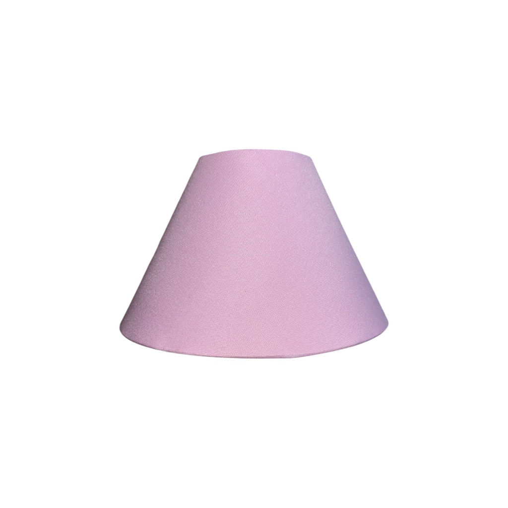 Cúpula de Abajur 8x20x13 cm – Disponível em Algodão Cru, Rosa Bebê ou Azul Bebê — imagem 2 de 2
