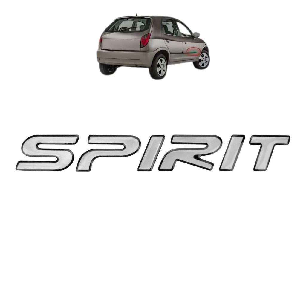 Emblema Adesivo SPIRIT Carros Chevrolet 2007 a 2016 Resinado