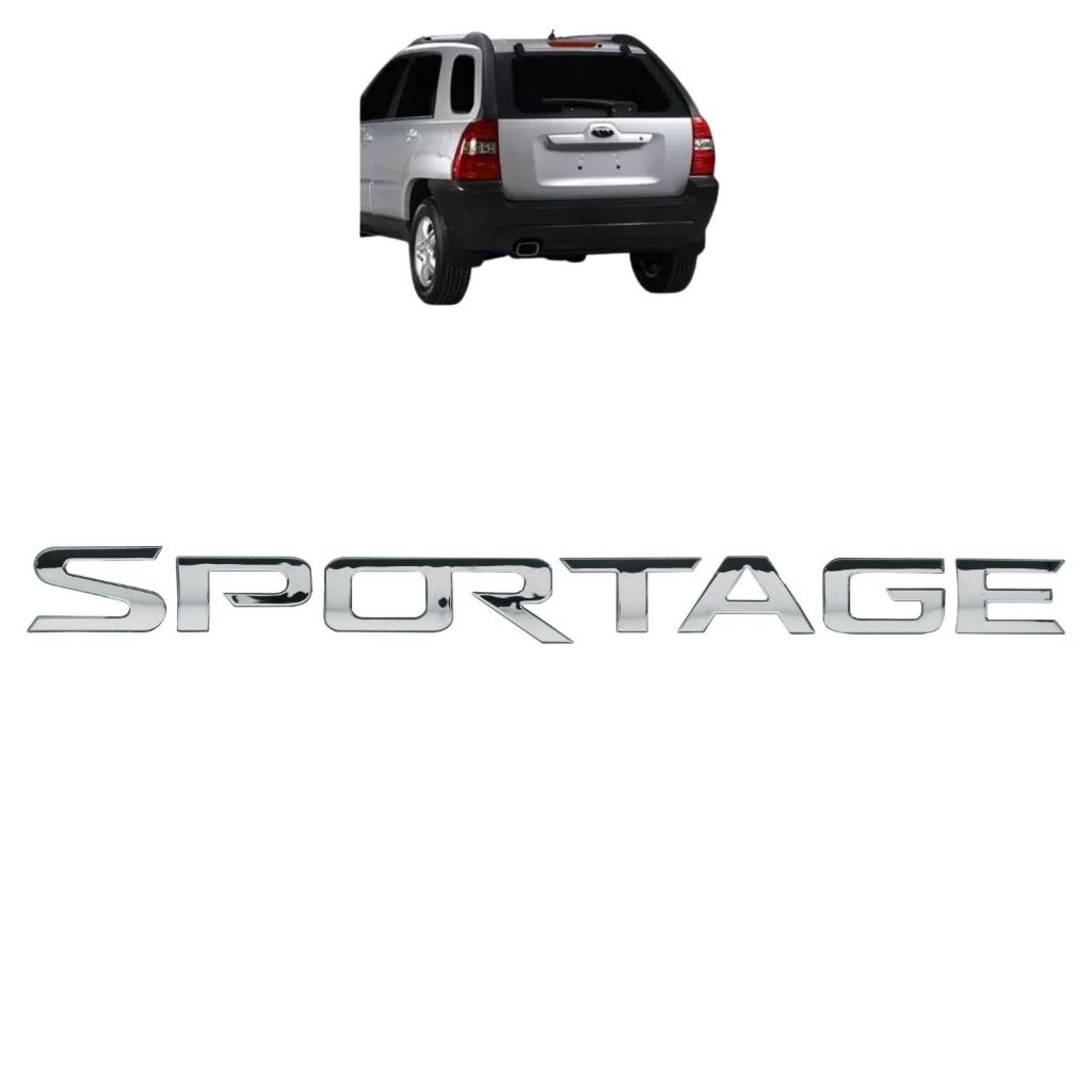 Emblema letreiro SPORTAGE da Sportage 06/16 Cromado em Oferta na Shopee
