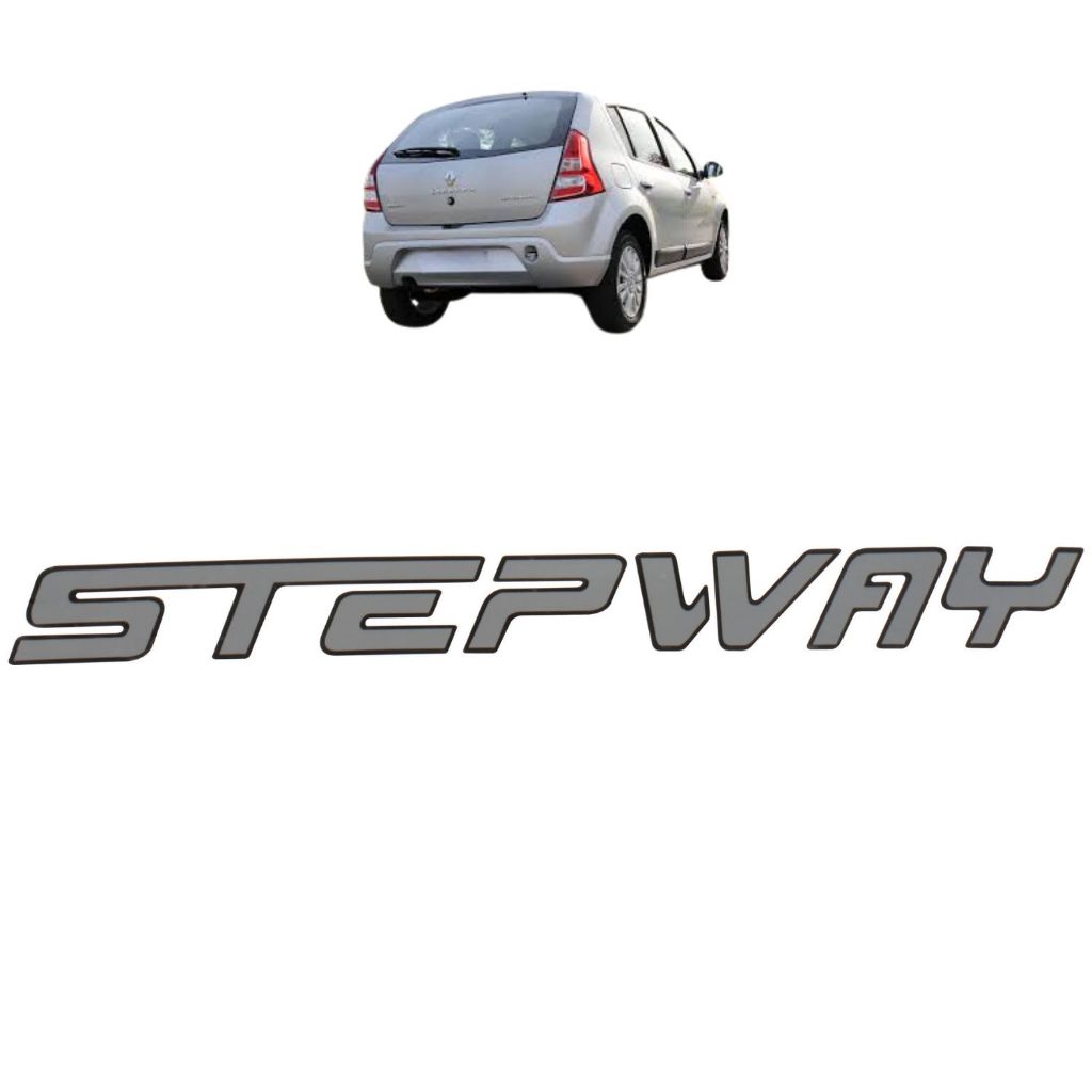Imagem Emblema Adesivo Porta Mala STEPWAY Sandero 2011 a 2013