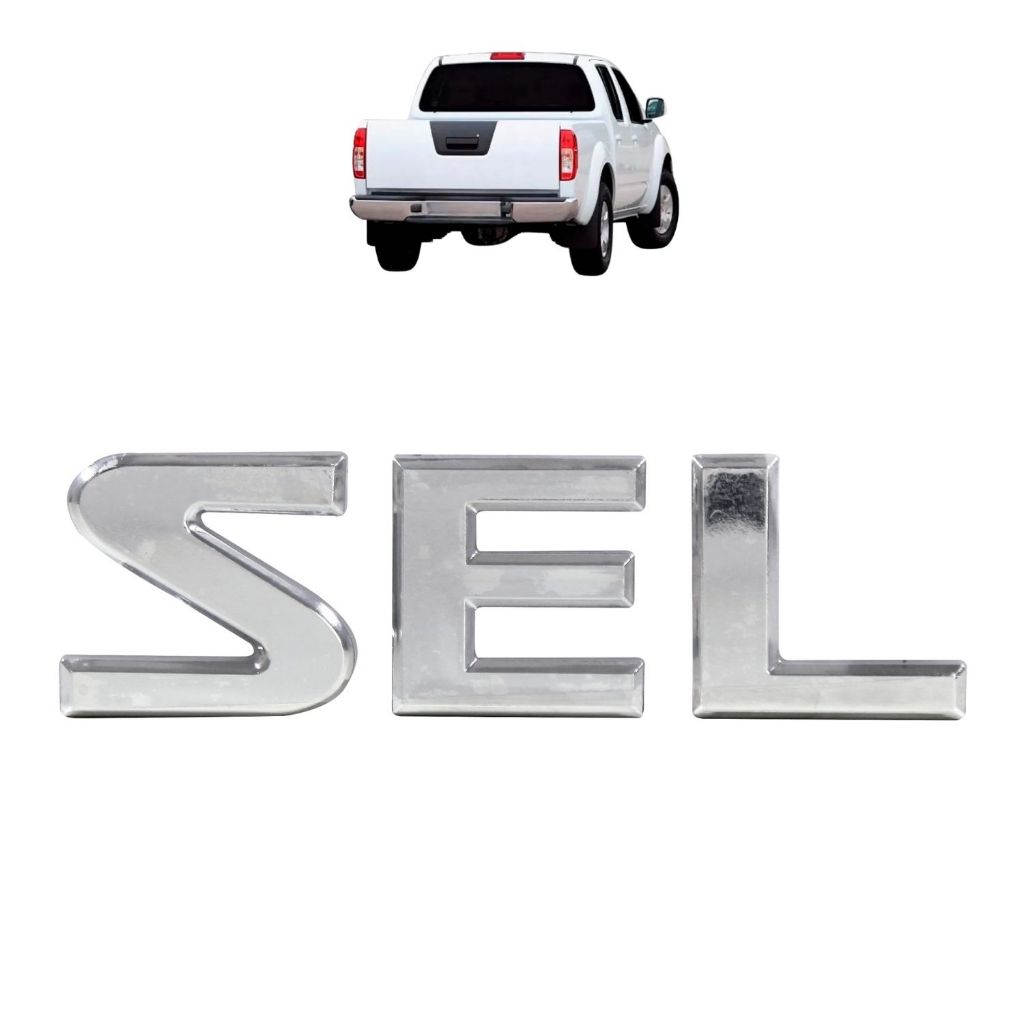 Emblema letreiro SEL – Frontier 2008 a 2016 - Cromado em Oferta na Shopee