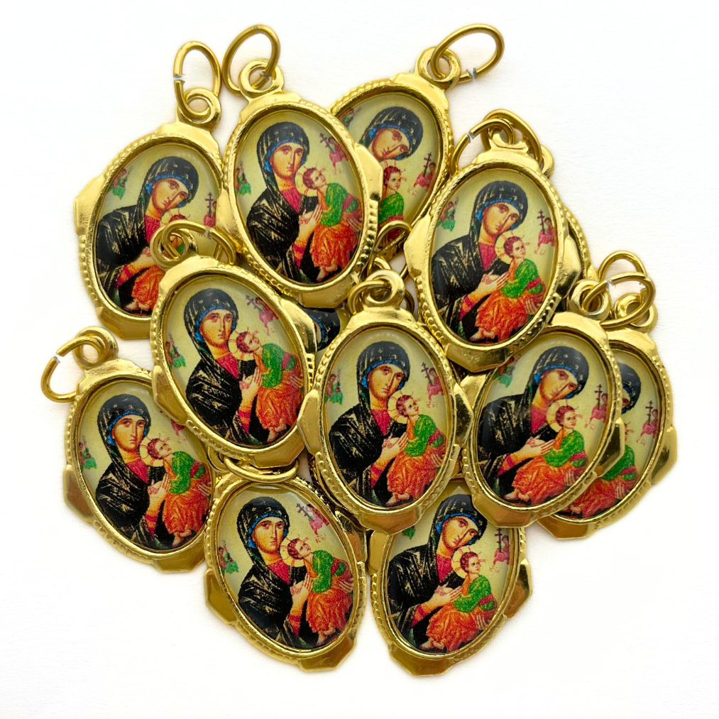 50 Medalhinhas Nossa Senhora Do Perpétuo Socorro