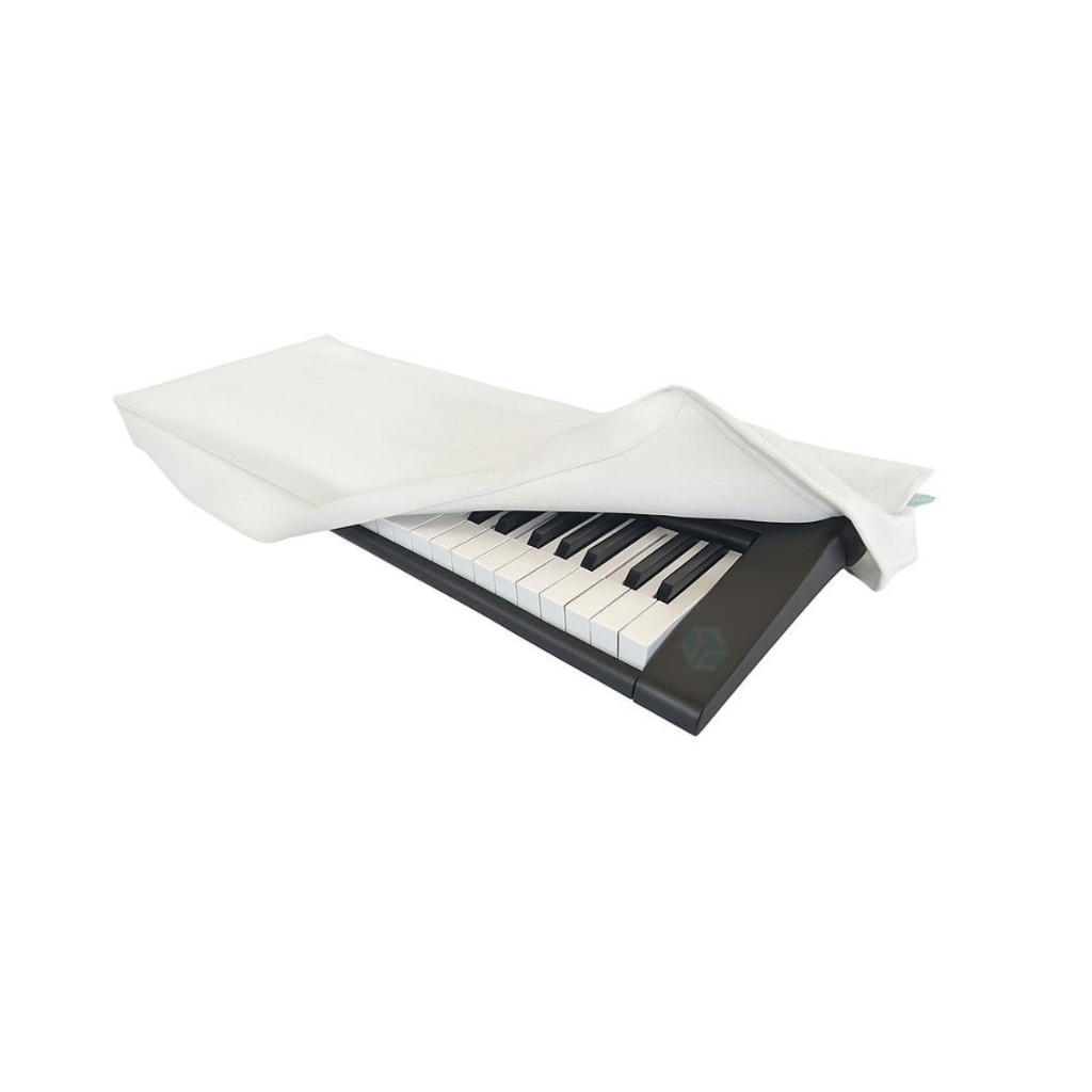 Capa Para Teclado Musical Korg Em Corino Branco De Alta Qualidade