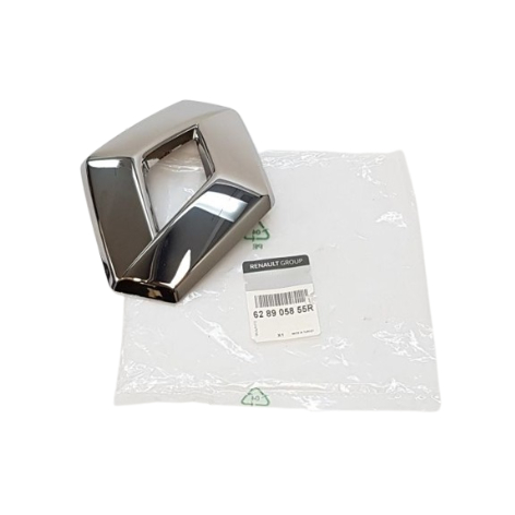 Emblema Da Grade Dianteira Do Radiador Original Renault Logan Captur REF: 628905855R