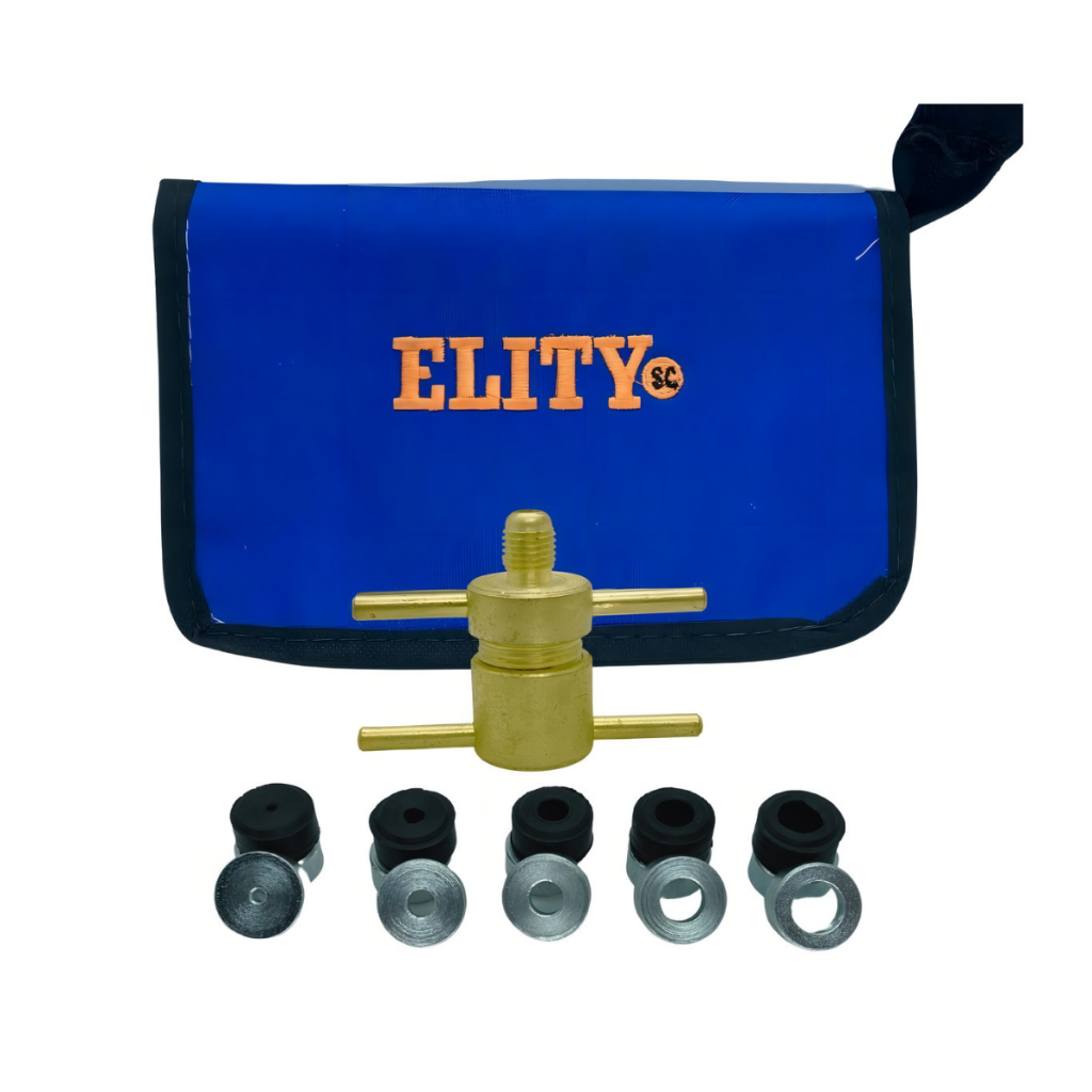 Kit Engate Conexão Rápida Refrigeração 3/16 1/4 5/16 3/8 Anti Ferrugem Para Capilar e Cano de Cobre