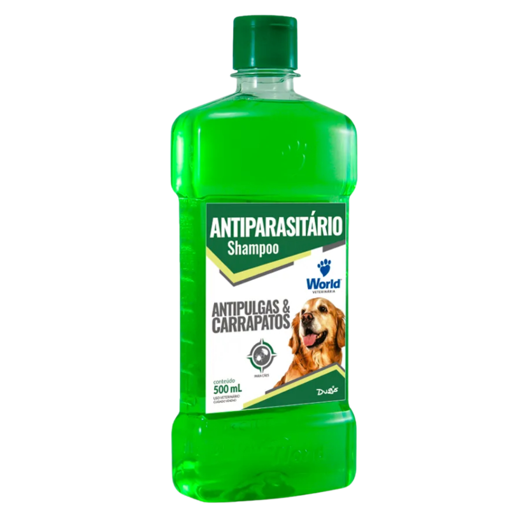 Shampoo Antiparasitário Para Cães World Veterinária 500 mL Antipulgas E Carrapatos em Oferta na Shopee