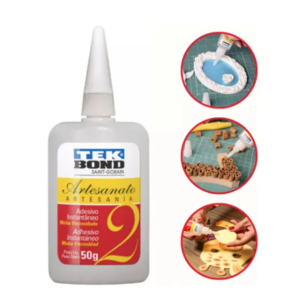 Adesivo Instantâneo Artesanato Nº2 20g TEKBOND