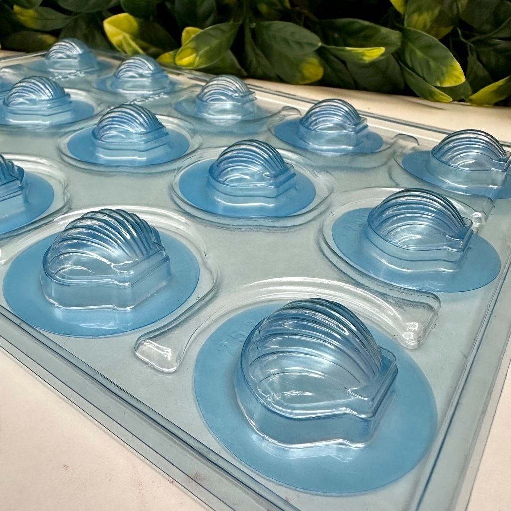 SP 3512 - Forma De Acetato Com Silicone 3 Partes Concha Shell  - BWB