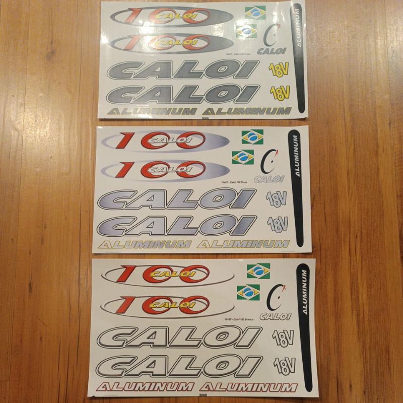 Adesivo Bicicleta Caloi 100 Bike Mtb