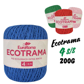 Barbante Ecotrama EuroRoma 200g + Cores mais vendidas em Oferta na Shopee