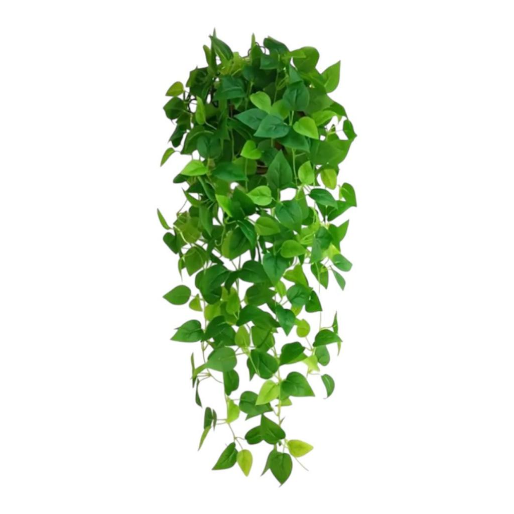 1 Pendente De Folhagem Jiboia Silicone Caída 110cm Artificial Jardim Vertical em Oferta na Shopee