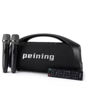 Caixa De Som Portátil Tws 400w px6 Bluetooth 5.3 Preto Peining PEI-SP02