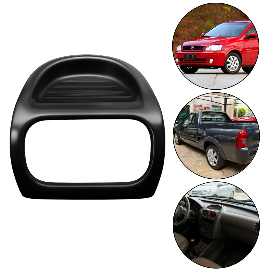 Moldura Painel Capa Central Difusor Acessorio  Automotivo Corsa Montana Plastico ABS