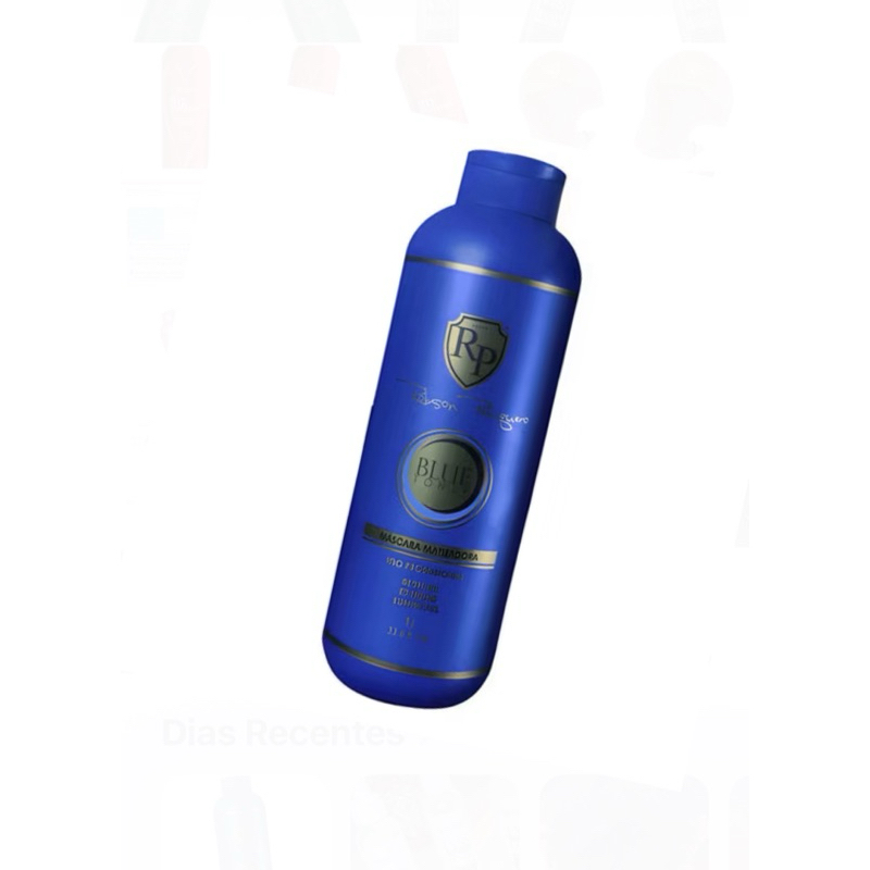 Máscara Matizadora Blue RP platinado 1 Litro Azul Robson Peluquero