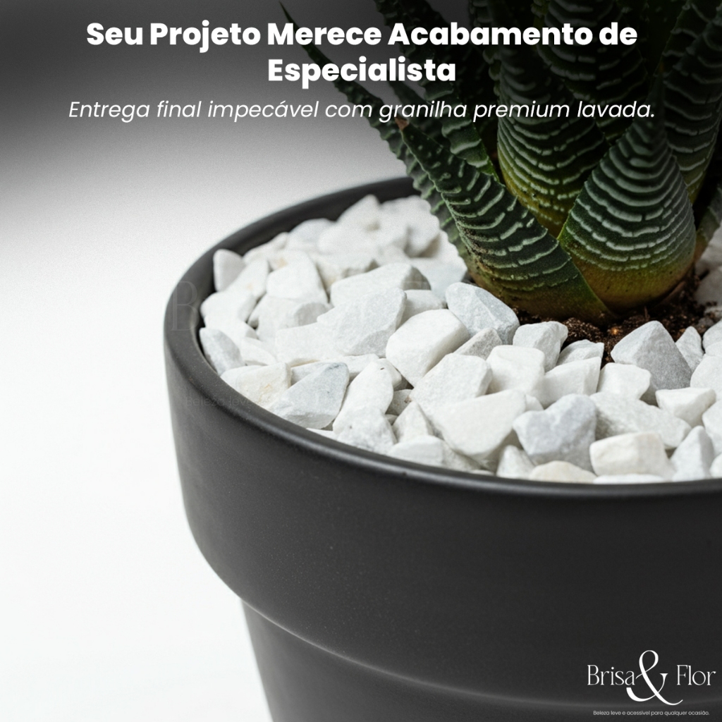 Pedrinhas Brancas Granilha Pedra Natural Para Jardim Vasos Plantas Aquário Suculentas