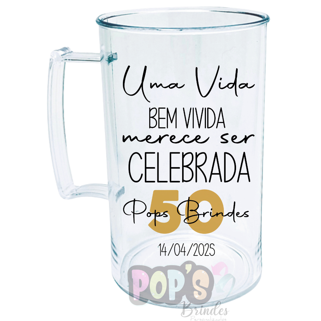 35 Canecas Acrílicas 450 ml  Personalizadas em Oferta na Shopee