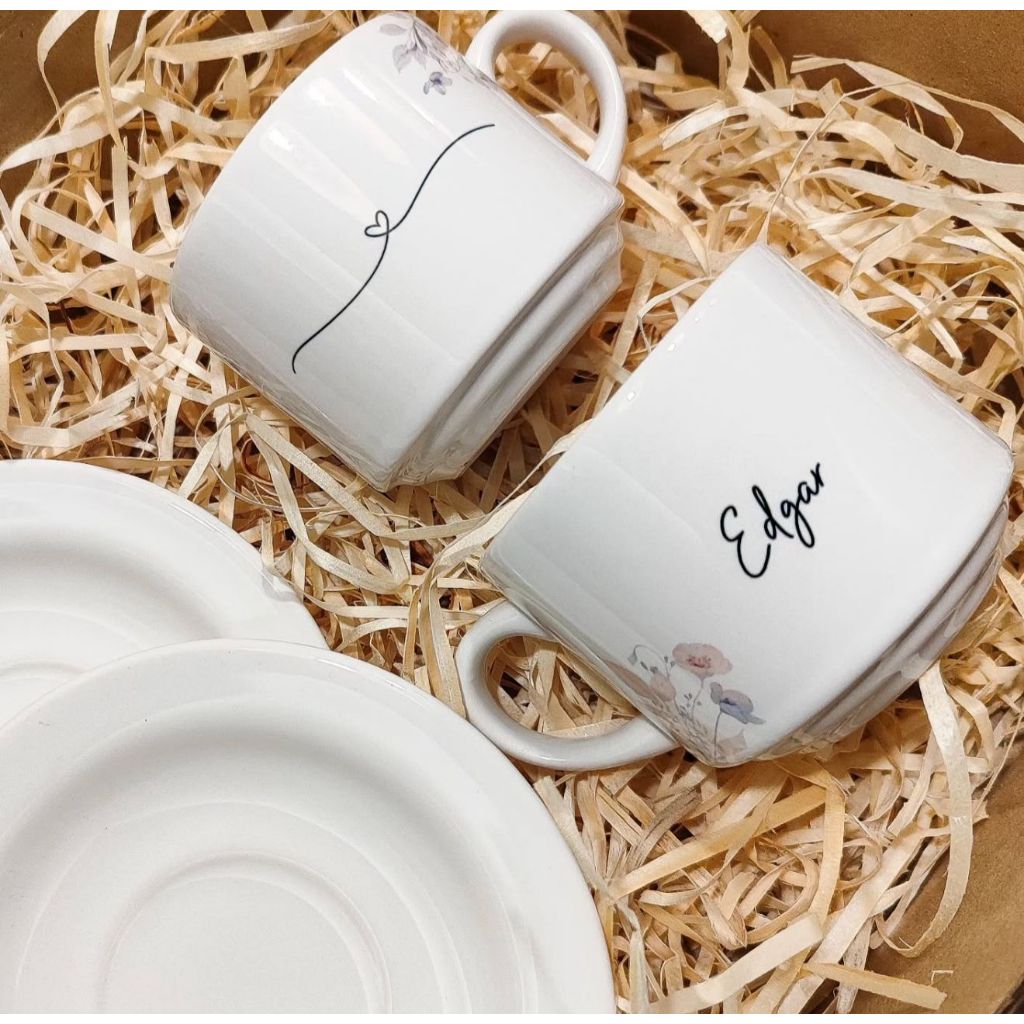 Xícara Personalizada 180ml em Cerâmica | Nome, Logotipo, Frases | Brinde, Presente, Lembrança - NÃO PERSONALIZAMOS PIRES em Oferta na Shopee