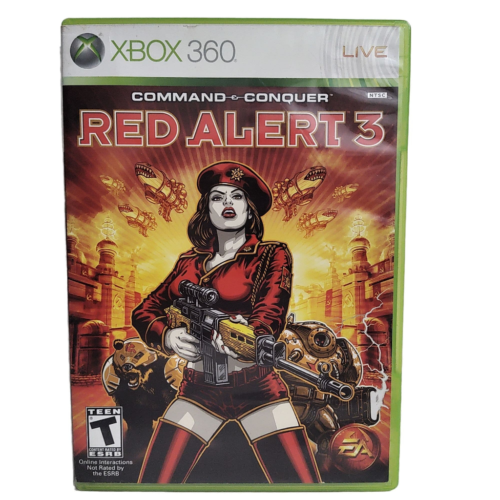 Command & Conquer Red Alert 3 Xbox 360 Original - Game Midia Fisica - Jogo Seminovo Completo