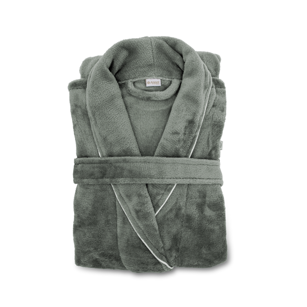 Roupão De Banho Unissex Flanelado Microfibra Aveludado Felpudo P ao GG Appel em Oferta na Shopee