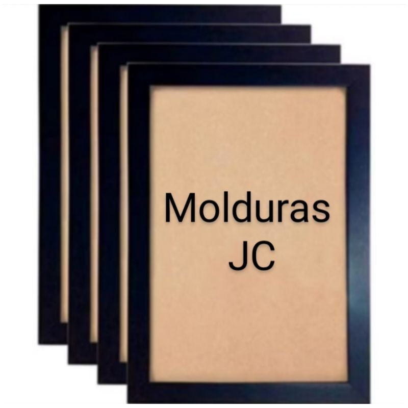kit com 12 molduras A3 30x42 com fundo (sem vidro e sem acetato)