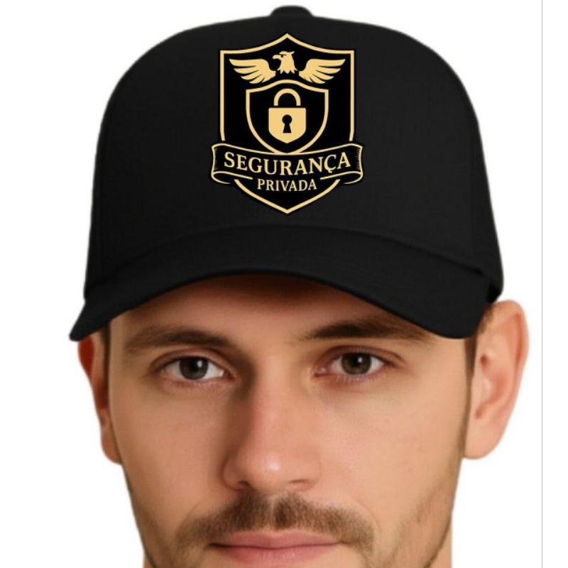 Boné Trucker Profissional, Vigia, Vigilante, Segurança Privada, Patrimonial, Agente de Segurança