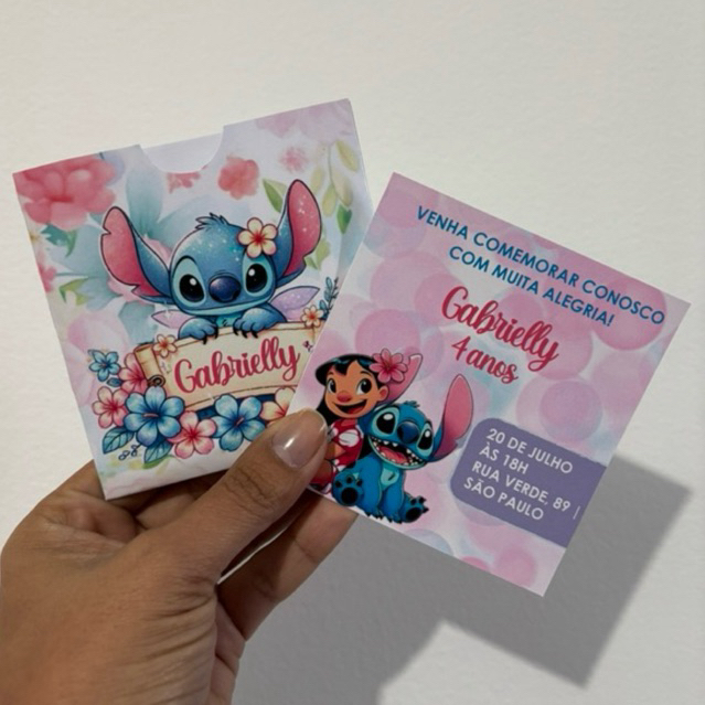 Convite Aniversário Stitch: Onde Comprar | BuscaProdutos