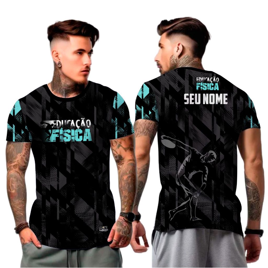 Camiseta Educação Física Personalizada com Seu Nome Faculdade Personal Professor de Educação Física
