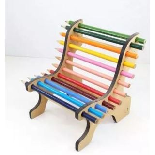 Porta Lápis Banquinho Praça Kit 5 Bancos ( não inclui os lápis) em Oferta na Shopee