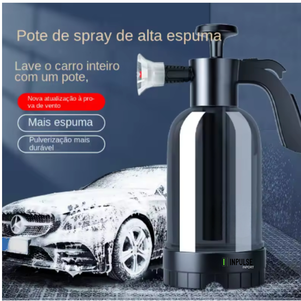 Borrifador Pulverizador Snow Foam Lavadora Espuma Manual 2 Litros Lava Carros em Oferta na Shopee