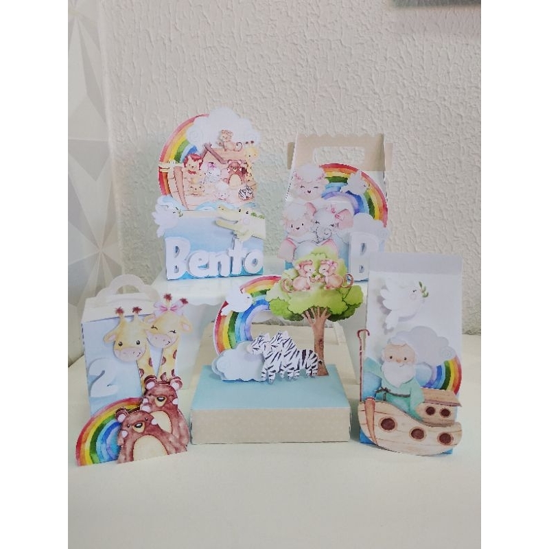 30 Caixas Noé Personalizado , Só um Bolinho , Mesversário Aniversário, Lembrancinha,PEGUE E MONTE