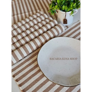 Jogo Americano 7 peças sendo 6 lugares e 1 caminho Decoração Chic em Oferta na Shopee