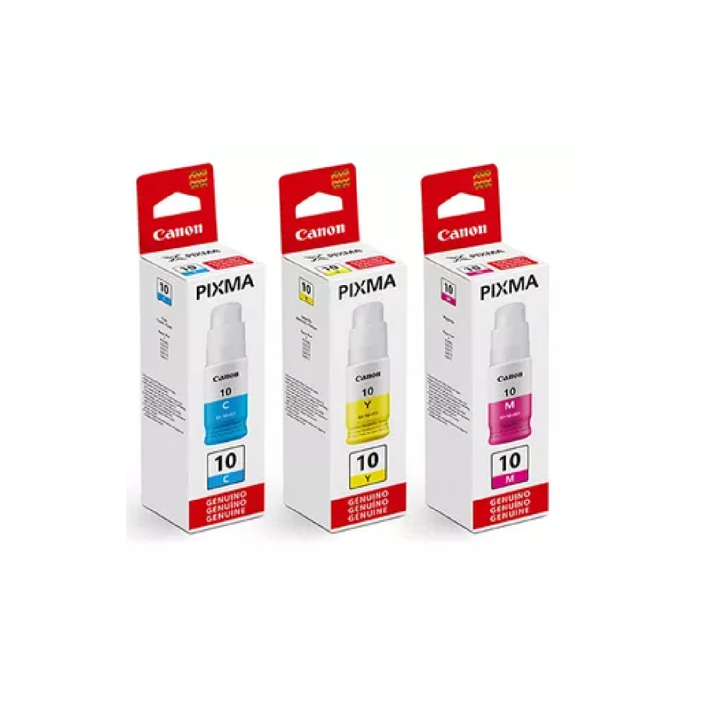 Kit 3 Refis Tinta Mega Tank Para Gi10 Gm2010 G6010 G7010 ORIGINAL AMARELO VERMELHO AZUL em Oferta na Shopee