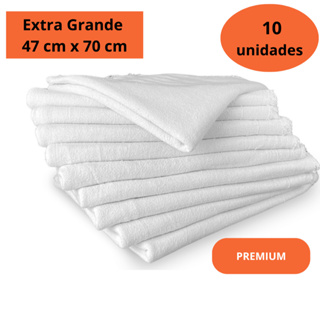 Kit Pano De Chão Branco Grande Grosso Atacado Saco Duplo 47 cm x 70 cm Alta Qualidade Oferta em Oferta na Shopee