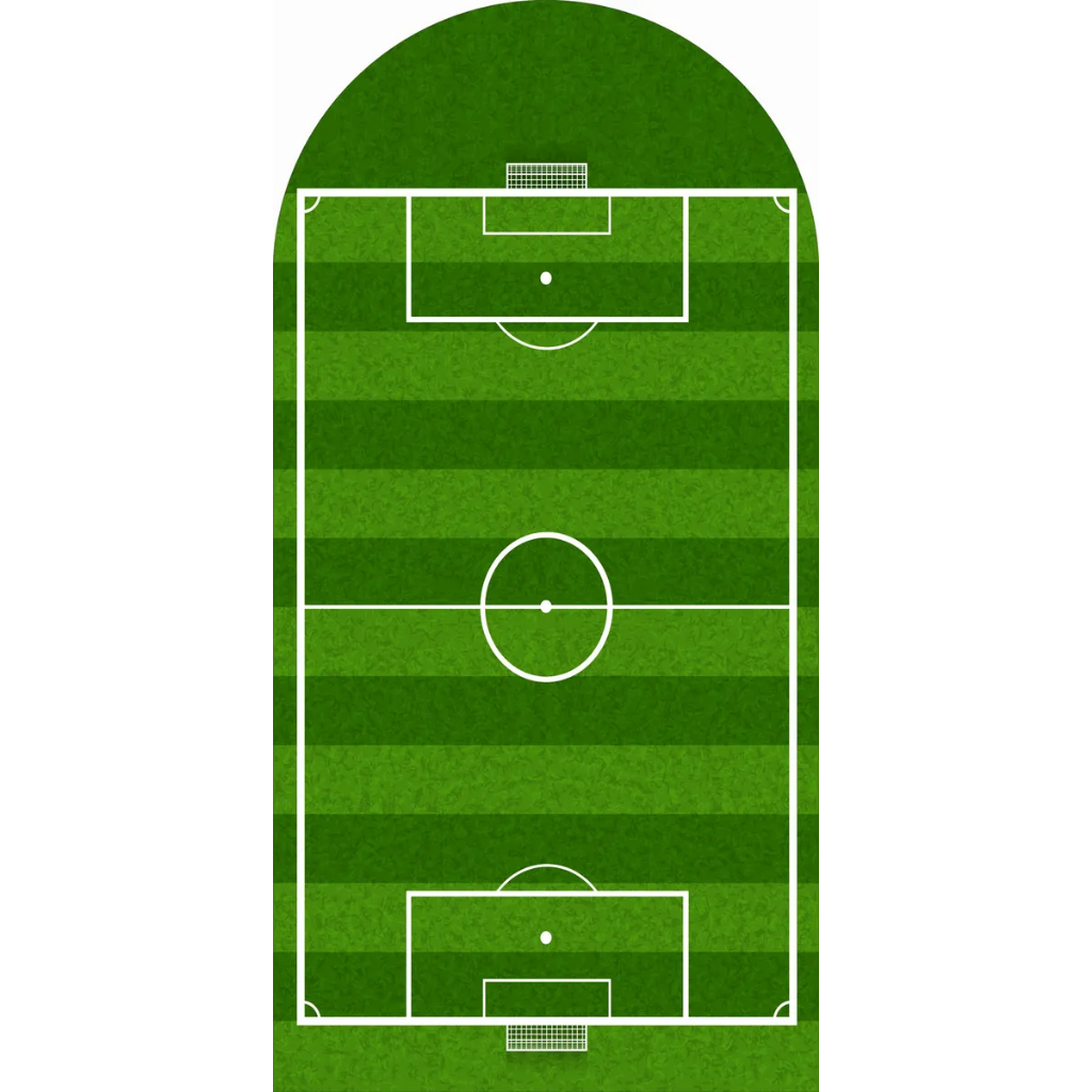 Capa De Painel Romano Picole Decoração Festa Tema Campo Futebol