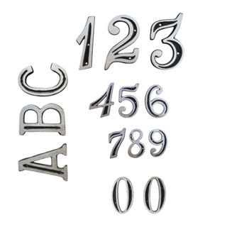 Kit 4 Números ou Letras Alumínio Residenciais e Comercias em Oferta na Shopee